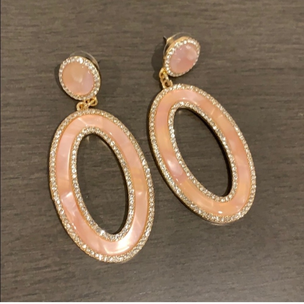 Jcrew pink earrings